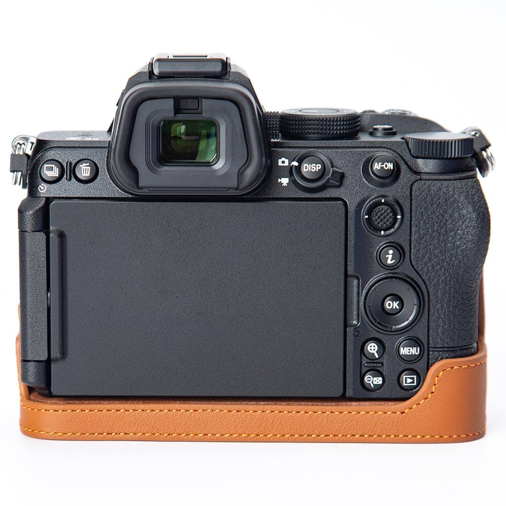 Amazon.co.jp: Nikon Z5II 専用手作りの本革カメラ保護ケース